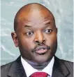  ??  ?? Burundi President Pierre Nkurunziza served three terms, but was due to be replaced within weeks following the election in May.