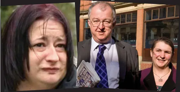  ??  ?? Discredite­d allegation­s: Esther Baker (left) accused John Hemming (right) of abuse
