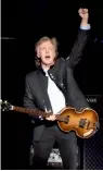  ?? — AP ?? Musician Paul McCartney performs in Tinley Park, Illinois, on Wednesday.