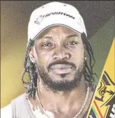  ??  ?? Chris Gayle