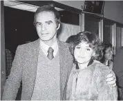  ?? PEREZ/THE ASSOCIATED PRESS, FILE ?? Burt Reynolds, left, and Sally Field attend an off-Broadway play in 1978 in New York’s Greenwich Village.