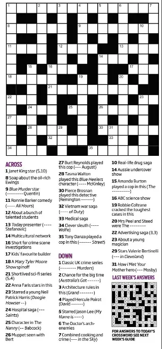 TV CROSSWORD PressReader