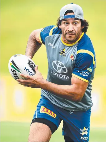  ?? NO SWITCH: Johnathan Thurston’s NRL farewell will be on the Gold Coast. Picture: ALIX SWEENEY ??