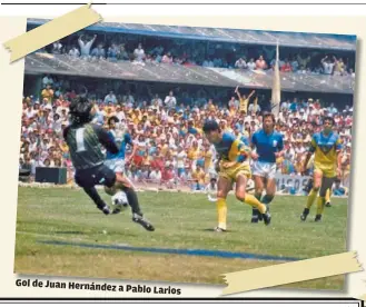  ??  ?? Gol de Juan Hernández
a Pablo Larios