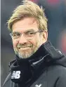  ??  ?? Jurgen Klopp: ‘a nice commercial for Premier League football’.