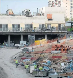  ?? F. JIMÉNEZ ?? El estado de las obras del Ana María Navales en septiembre.