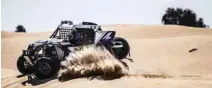  ??  ?? TECHNICAL QUICKSAND: AZ Racing team faced many mechanical problems in the sand