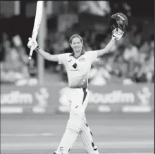  ??  ?? Australia skipper Meg Lanning