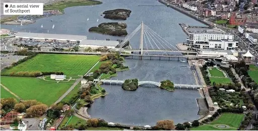  ??  ?? ● An aerial view of Southport