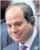  ?? ?? Sisi: Seeks to silence critics