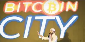  ?? GETTY-AFP 2021 ?? The price collapse of the crypto market has not dampened El Salvador President Nayib Bukele’s enthusiasm for bitcoin.