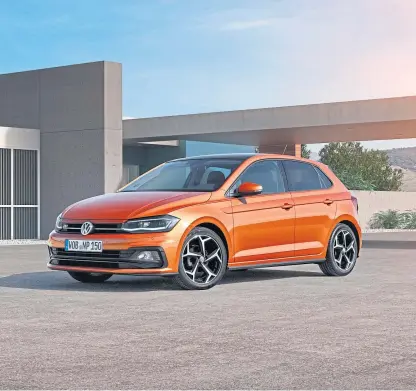  ??  ?? The Polo R-Line looks like the GTI, but with less power and lower running costs.