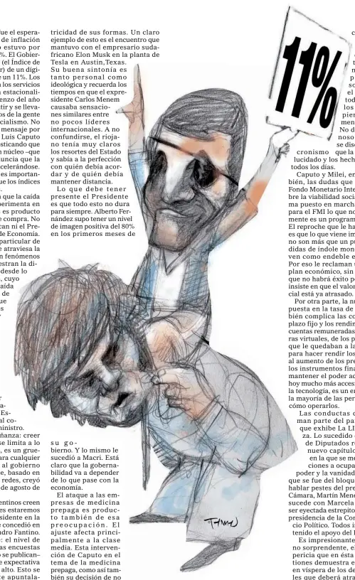  ?? TOTO Y RETOTO DIBUJO: PABLO TEMES ?? EL MESSI DE LA ECONOMÍA