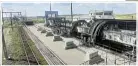  ?? ?? The new rail line for coal deliveries pushes Majuba power station to optimal functional­ity.