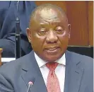  ??  ?? Thuma Mina: President Cyril Ramaphosa and Luthuli House have their hands full this week as they launch a campaign, tackle land issues and keep an eye on the courts.