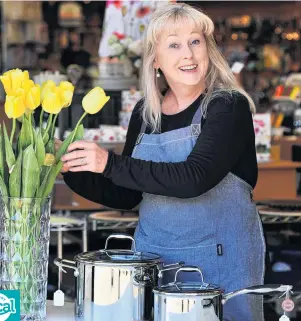 ?? PHOTO: CHRISTINE O'CONNOR ?? Order up. . . Julie Feaver, owner of Total Food Equipment in Cumberland St, in her shop doing contactles­s orders during Alert Level 3.