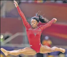  ?? GETTY IMAGES ?? The World Championsh­ips in Stuttgart could well be Simone Biles’ last, having said she is almost sure she will not be at the 2021 event.
