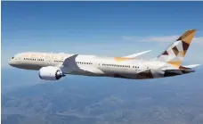  ?? Etihad ?? Etihad Airways said it is optimistic after its performanc­e in the first quarter improved by 34 per cent