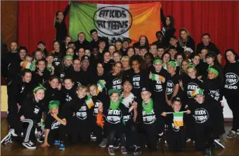  ??  ?? This Thursday over a hundred Dancers and Supporters from the Fit Kids/Fit Teens Dance School will travel to Glasgow to proudly represent Ireland in The World Street Dance Championsh­ips 2017.