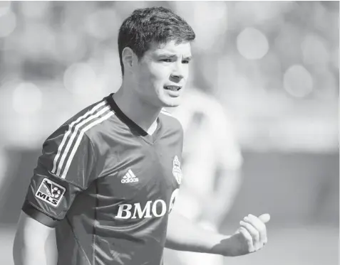  ?? CHRIS YOUNG/ THE CANADIAN PRESS ?? Toronto FC has freed up some salary cap space after parting ways with their former captain Darren O’Dea. He is moving on to Ukraine’s Metallurg Donetsk.