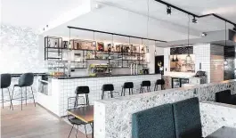  ??  ?? Das Design des Restaurant „Pauly“wurde internatio­nal ausgezeich­net