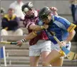  ??  ?? Glenealy’s MA O’Neill in action for Wicklow against Westmeath.