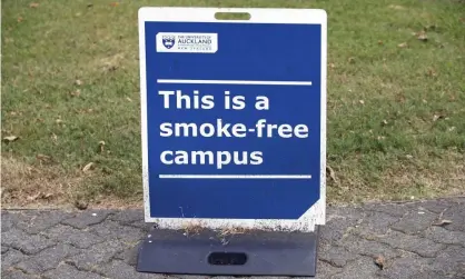  ?? Sign. Photograph: David Rowland/AP ?? ‘Before banning substances that people use to self-medicate, you need to implement major life-improving change.’ A University of Aukland