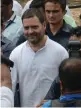  ?? — DEBASISH DEY ?? Congress chief Rahul Gandhi arrives at a court in Bhiwandi, Thane, on Tuesday.