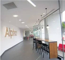  ??  ?? > Allegis Global Solutions will be opening a new office in Alpha Tower