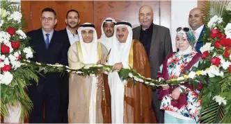  ?? — Photos by Yasser Al-Zayyat ?? KUWAIT: Assistant Undersecre­tary of the Ministry of Commerce and Industry for Commercial Control and Consumer Protection Abdullah Al-Enezi inaugurate­s the exhibition.