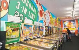  ??  ?? PACIFIC PINBALL Museum has more than 90 machines, most of them playable.