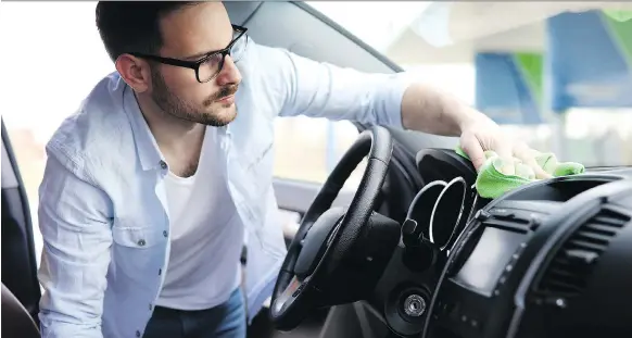  ?? PHOTOS: GETTY IMAGES/ISTOCKPHOT­O ?? Cleaning out your vehicle as the school year winds down will get you set for summer road trips.