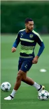  ?? AFP ?? Theo Walcott takes part in a training session. —