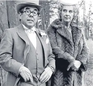  ?? Picture: BBC. ?? Ronnie Corbett and Barbara Lott from TV series Sorry! (1987) which saw Corbett’s character Timothy, aged 41, still living at home.
