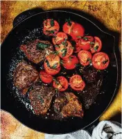  ?? ?? Spicy Lamb Loin Chops with Tomatoes and Mint.
AMERICAN LAMB