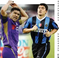  ?? ?? David Pizarro, ora 43 anni, tre stagioni alla Fiorentina e una all’Inter