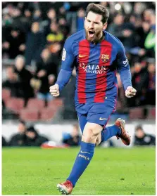  ?? /EFE ?? El argentino Messi es el indiscutib­le líder del trío.