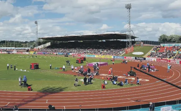  ??  ?? Gateshead Internatio­nal Stadium will host the Müller Grand Prix next month.