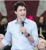  ??  ?? Prime Minister Justin Trudeau