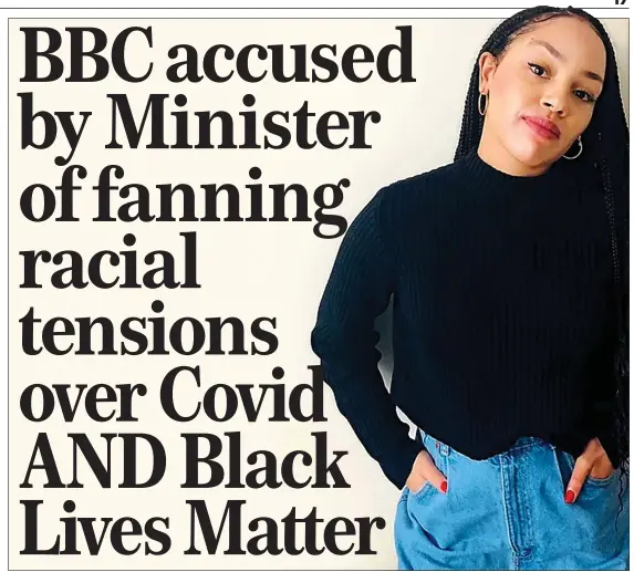  ??  ?? CRITICISED: The BBC’s community affairs correspond­ent Rianna Croxford