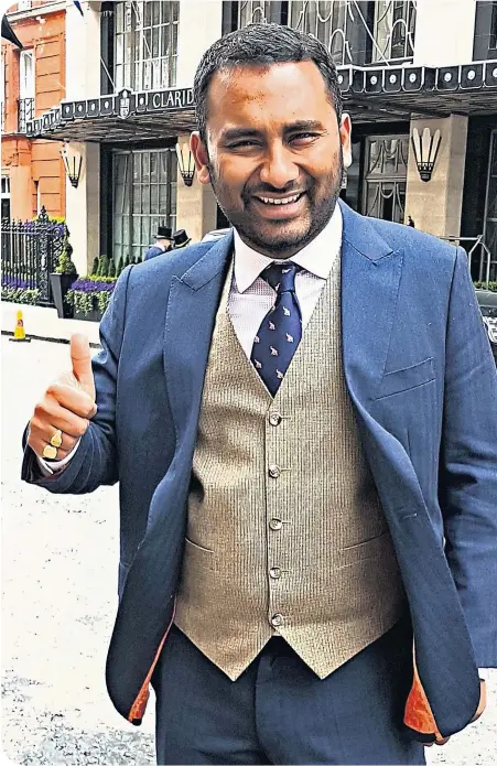  ?? ?? Talking point: ubiquitous BBC presenter Amol Rajan is determined to end the tyranny of the well-spoken
