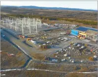  ?? FILE PHOTO ?? Constructi­on of the Maritime Link’s Bottom Brook converter site in the Bay St. George area of western Newfoundla­nd.