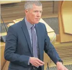  ??  ?? Willie Rennie wants a policy in place which would see students tested on their first and fifth days.