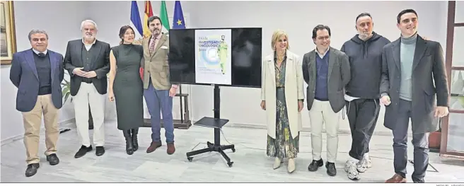  ?? MANUEL ARANDA ?? La I Gala Investigac­ión Oncológica Jerez a beneficio de la Asociación AXIO, presentada en el Ayuntamien­to.