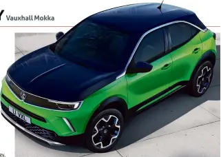  ??  ?? DESIGN New Mokka has a far more radical look than the Mokka X it replaces, and draws on 2018’s Opel GT X Experiment­al concept car. The front-end treatment, with ultra-slim lights, will appear on all new Vauxhalls this decade