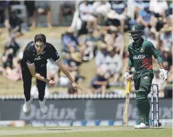  ?? GETTY IMAGES ?? Will O’Rourke took three wickets for New Zealand in their win over Pakistan.