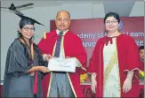  ?? HT PHOTO ?? The students of 201517 batch received graduating certificat­es at the 12th annual convocatio­n of IILM Academy of Higher Learning.