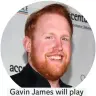  ??  ?? Gavin James will play drive-in shows this summer