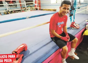  ?? Archivo ?? LISTO PARA SU PELEA
Mcwilliams Arroyo combatirá por la corona peso mosca del Consejo Mundial de Boxeo ante el campeón mexicano Julio César Mártinez.