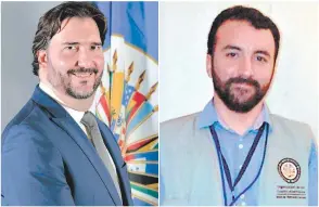  ?? FOTO: EL HERALDO ?? De izquierda a derecha: De Icaza y Fernández trabajan desde 2011 en el Departamen­to para la Cooperació­n y Observació­n Electoral del organismo regional.